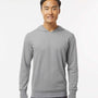 Kastlfel Mens Recycled Soft Hooded Long Sleeve T-Shirt Hoodie - Steel Grey - NEW