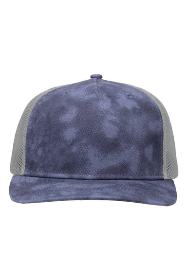 Sportsman Hats SP1550 Mens Modern Snapback Trucker Hat Old Wash Navy Blue/Grey Flat Front