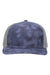 Sportsman Hats SP1550 Mens Modern Snapback Trucker Hat Old Wash Navy Blue/Grey Flat Front