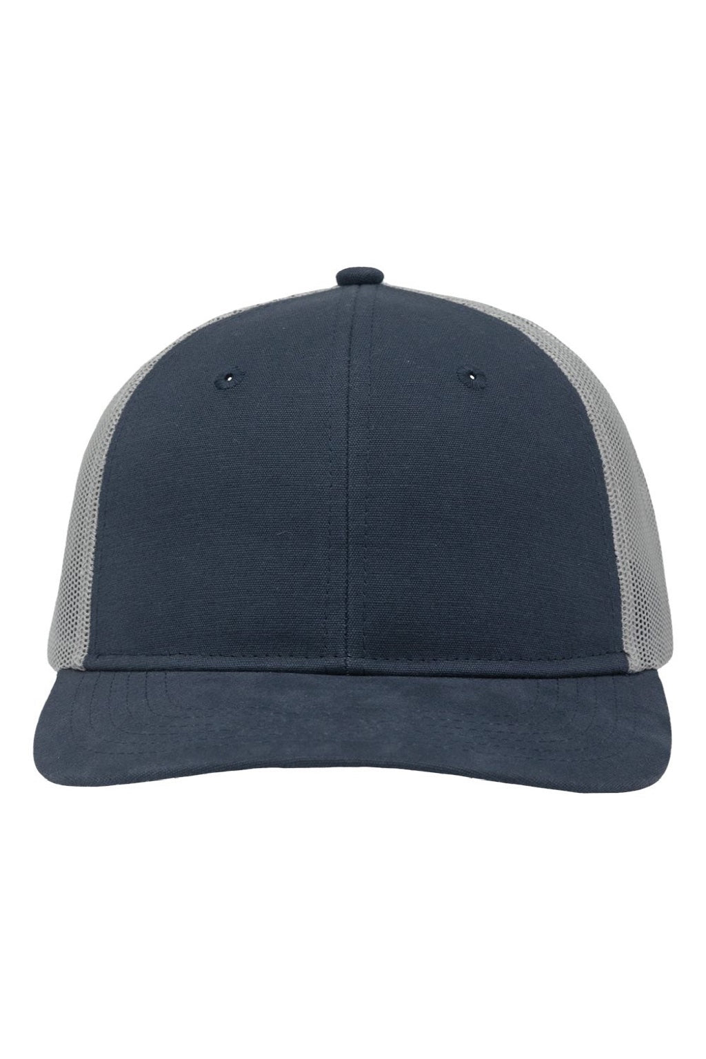 Sportsman Hats SP1650 Mens Modern Snapback Trucker Hat Navy Blue/Grey Flat Front