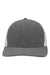 Sportsman Hats SP1650 Mens Modern Snapback Trucker Hat X Hatch Grey/White Flat Front