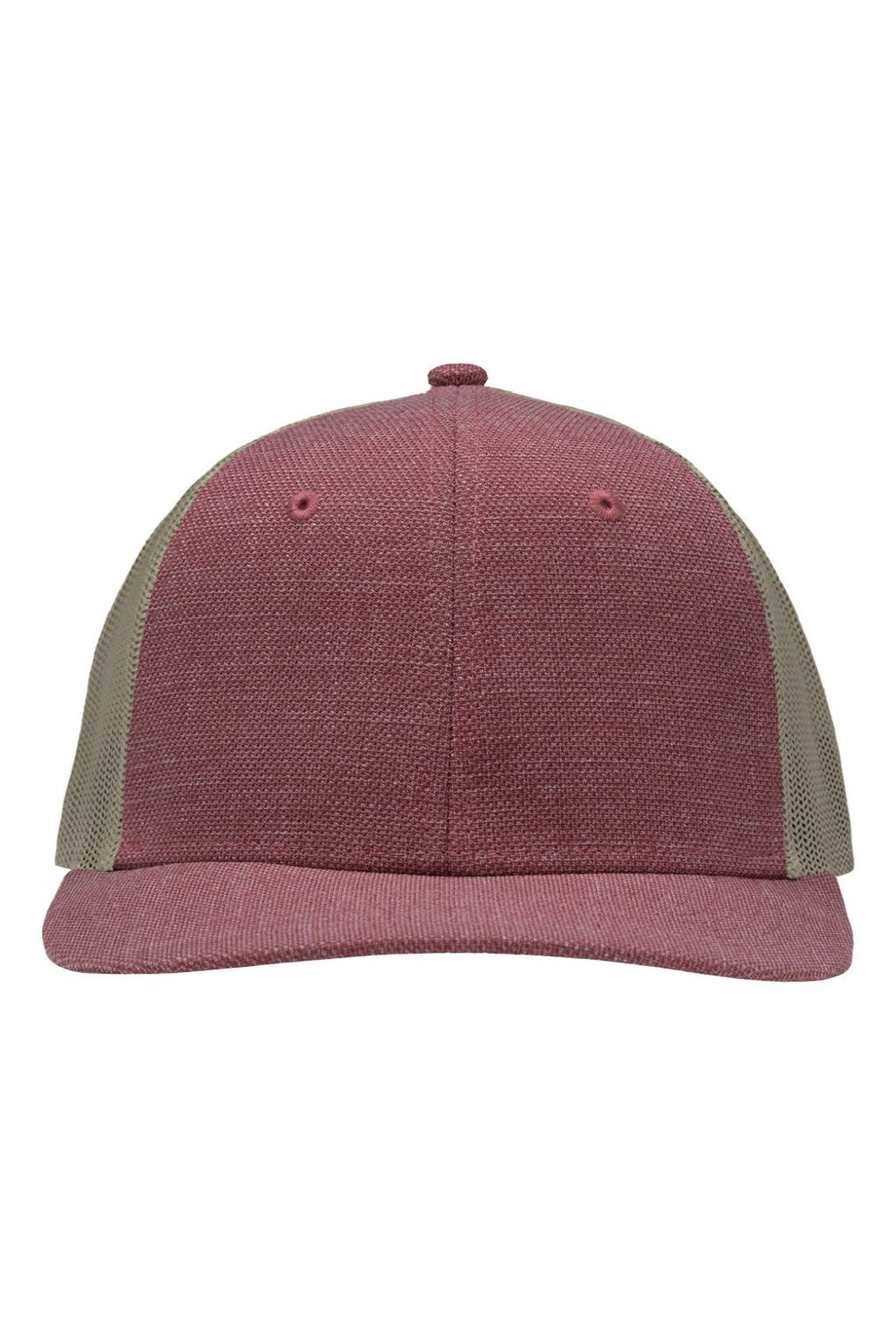 Sportsman Hats SP1650 Mens Modern Snapback Trucker Hat X Hatch Red/Khaki Flat Front