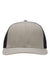 Sportsman Hats SP1650 Mens Modern Snapback Trucker Hat Heather Grey/Black Flat Front