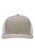 Sportsman Hats SP1650 Mens Modern Snapback Trucker Hat Heather Grey/White Flat Front