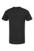 Tultex 602 Mens Short Sleeve Crewneck T-Shirt Black Flat Back