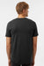 Tultex 602 Mens Short Sleeve Crewneck T-Shirt Black Model Back