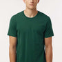 Tultex Mens Short Sleeve Crewneck T-Shirt - Forest Green