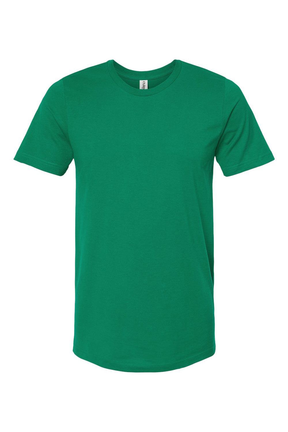 Tultex 602 Mens Short Sleeve Crewneck T-Shirt Kelly Green Flat Front
