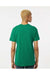Tultex 602 Mens Short Sleeve Crewneck T-Shirt Kelly Green Model Back