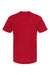 Tultex 602 Mens Short Sleeve Crewneck T-Shirt Red Flat Back