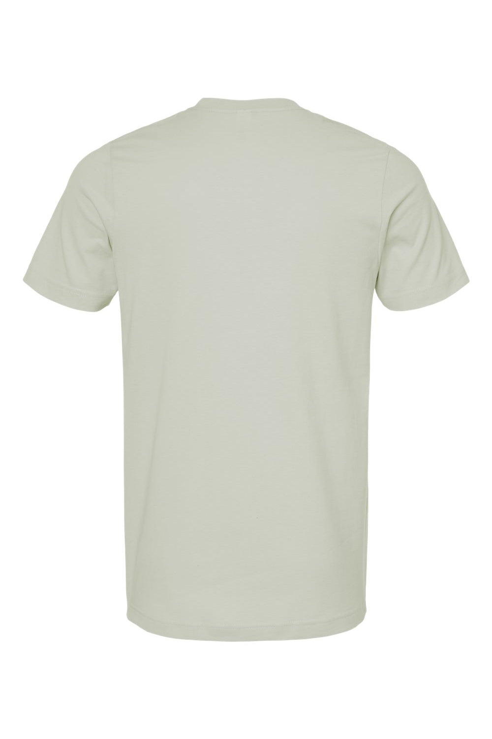Tultex 602 Mens Short Sleeve Crewneck T-Shirt Light Silver Grey Flat Back