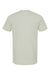 Tultex 602 Mens Short Sleeve Crewneck T-Shirt Light Silver Grey Flat Back