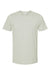 Tultex 602 Mens Short Sleeve Crewneck T-Shirt Light Silver Grey Flat Front