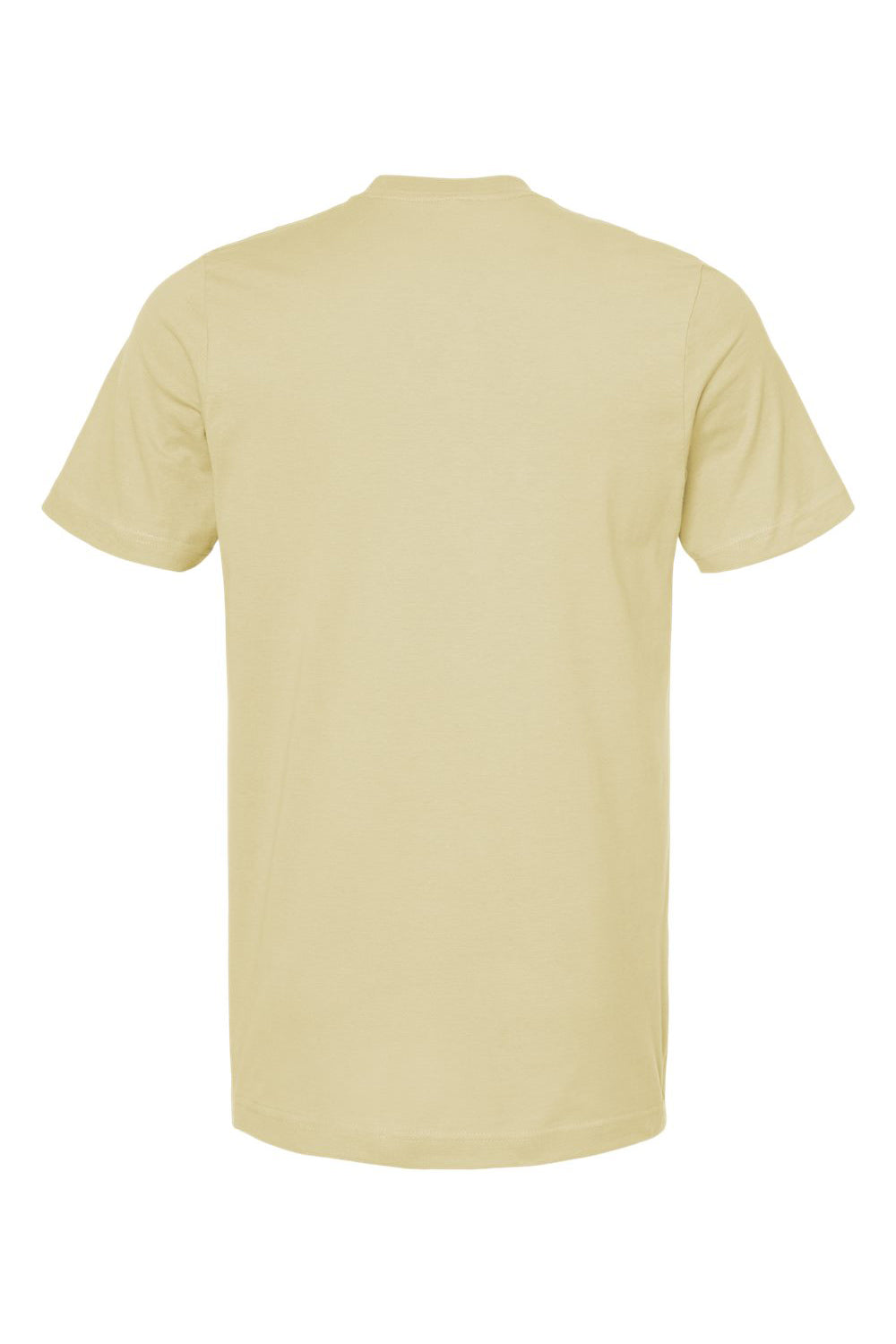 Tultex 602 Mens Short Sleeve Crewneck T-Shirt Cream Flat Back