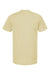 Tultex 602 Mens Short Sleeve Crewneck T-Shirt Cream Flat Back