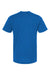 Tultex 602 Mens Short Sleeve Crewneck T-Shirt Royal Blue Flat Back