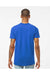 Tultex 602 Mens Short Sleeve Crewneck T-Shirt Royal Blue Model Back