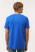 Tultex 602 Mens Short Sleeve Crewneck T-Shirt Royal Blue Model Back