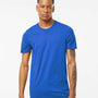 Tultex Mens Short Sleeve Crewneck T-Shirt - Royal Blue - NEW