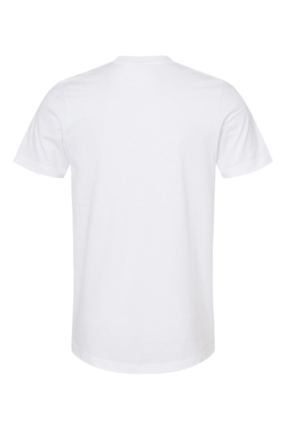 Tultex 602 Mens Short Sleeve Crewneck T-Shirt White Flat Back