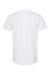 Tultex 602 Mens Short Sleeve Crewneck T-Shirt White Flat Back