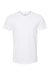 Tultex 602 Mens Short Sleeve Crewneck T-Shirt White Flat Front