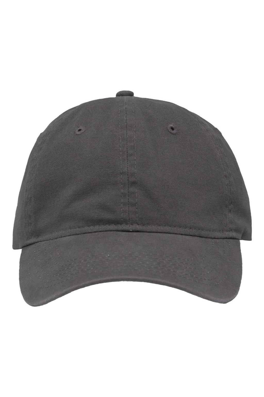 Sportsman Hats SP1700 Mens Adjustabble Dad Hat Brushed Charcoal Grey Flat Front
