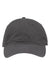 Sportsman Hats SP1700 Mens Adjustabble Dad Hat Brushed Charcoal Grey Flat Front