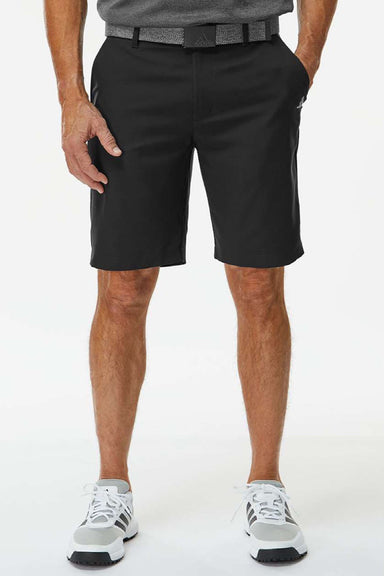 Adidas A2000 Mens Golf Shorts w/ Pockets Black Model Front