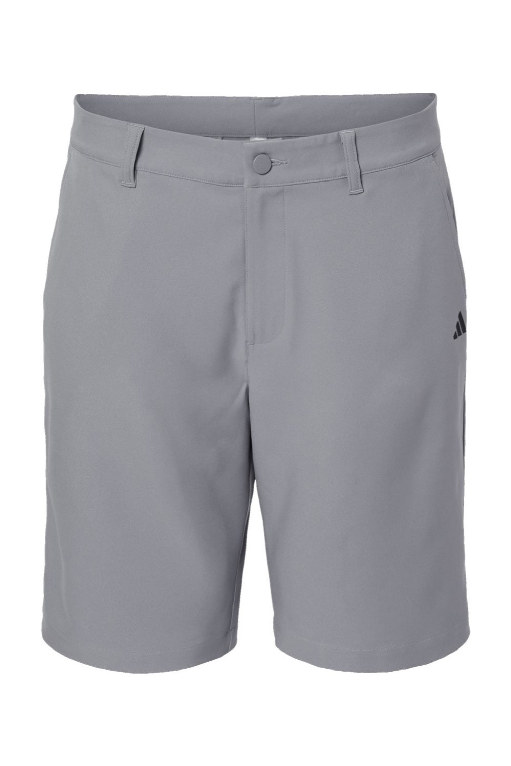 Adidas A2000 Mens Golf Shorts w/ Pockets Grey Flat Front