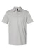 Adidas A591 Mens Space Dyed Short Sleeve Polo Shirt Heather Grey Flat Front