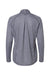 Adidas A594 Womens Space Dyed 1/4 Zip Sweatshirt Collegiate Navy Blue Melange Flat Back