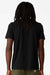 Bella + Canvas 3001ECO Mens EcoMax Short Sleeve Crewneck T-Shirt Black Model Back