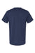 Bella + Canvas 3001ECO Mens EcoMax Short Sleeve Crewneck T-Shirt Navy Blue Flat Back
