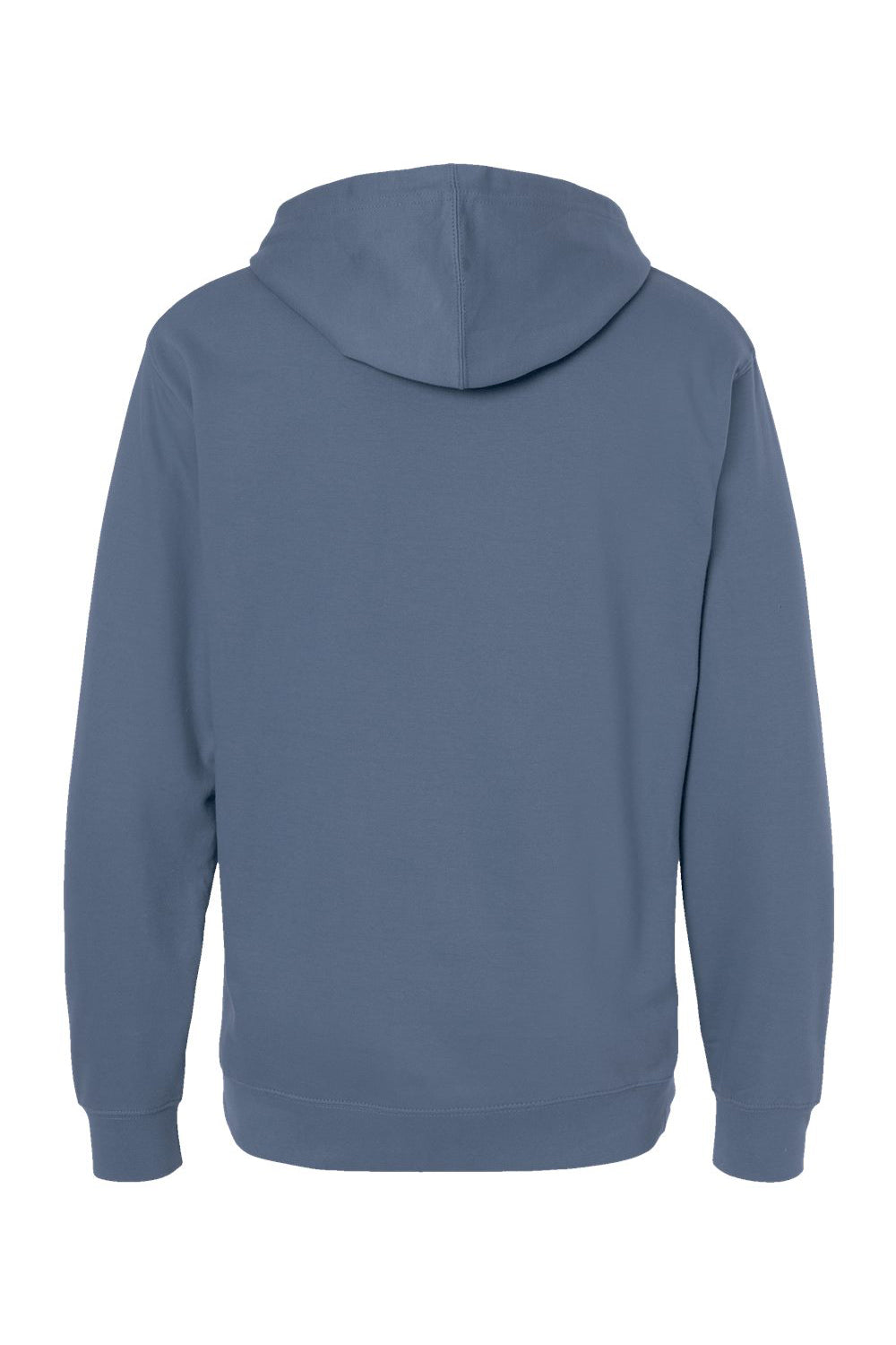 Independent Trading Company SS4500 Mens Hooded Sweatshirt Hoodie w/ Pouch Pocket Storm Blue Flat Back
