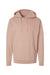 Independent Trading Company SS4500 Mens Hooded Sweatshirt Hoodie w/ Pouch Pocket Dusty Pink Flat Front