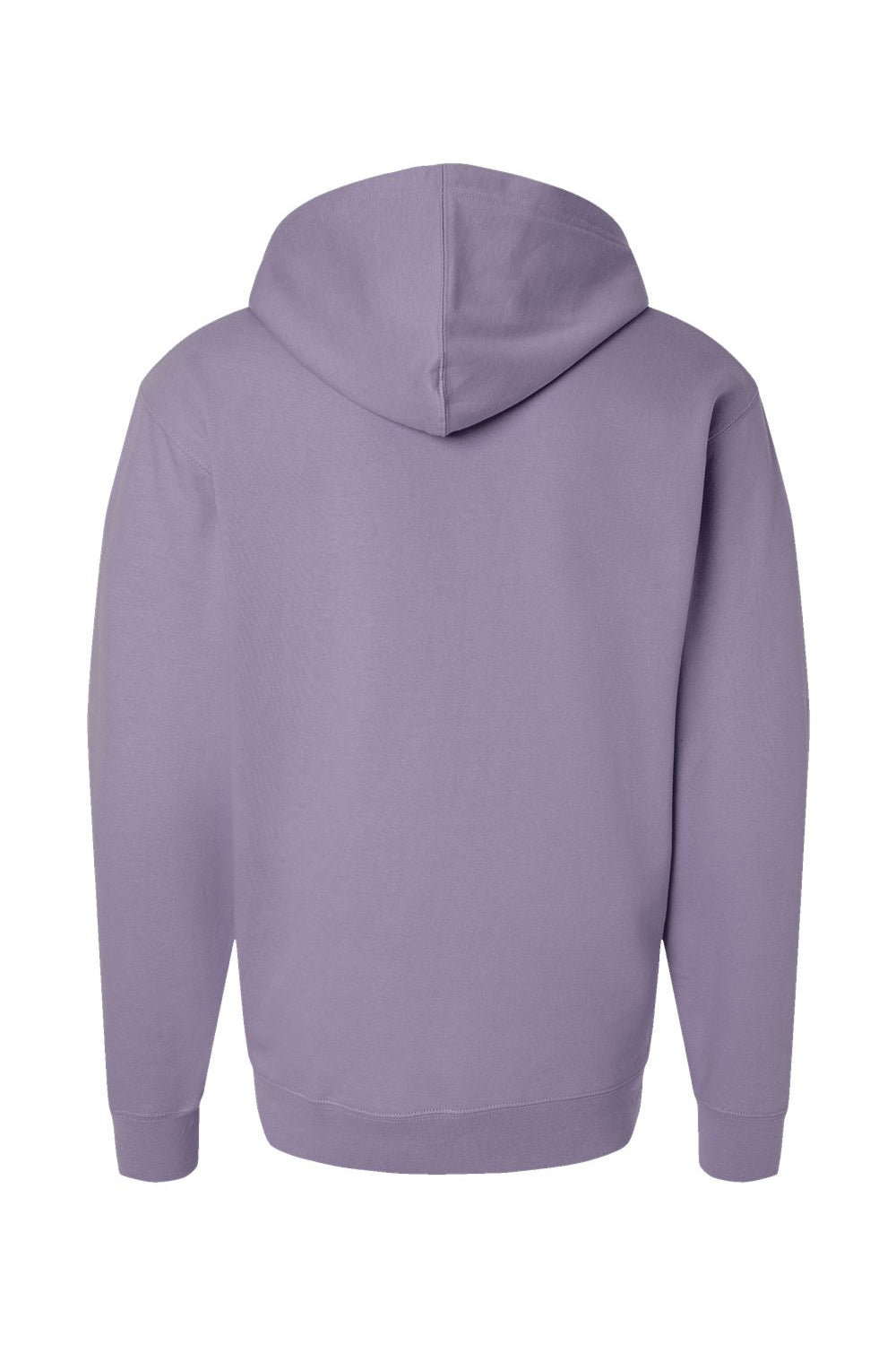 Independent Trading Company SS4500 Mens Hooded Sweatshirt Hoodie w/ Pouch Pocket Plum Purple Flat Back