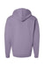 Independent Trading Company SS4500 Mens Hooded Sweatshirt Hoodie w/ Pouch Pocket Plum Purple Flat Back