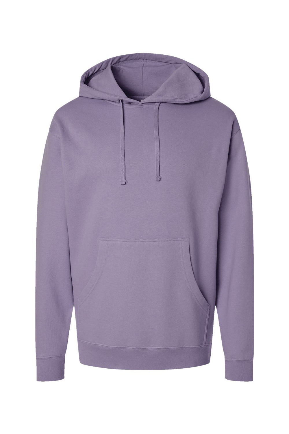 Independent Trading Company SS4500 Mens Hooded Sweatshirt Hoodie w/ Pouch Pocket Plum Purple Flat Front