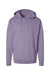 Independent Trading Company SS4500 Mens Hooded Sweatshirt Hoodie w/ Pouch Pocket Plum Purple Flat Front