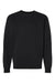 Independent Trading Company IND3000 Mens Crewneck Sweatshirt Black Flat Front