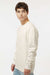 Independent Trading Company IND3000 Mens Crewneck Sweatshirt Bone Model Side