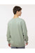 Independent Trading Co. IND3000 Mens Crewneck Sweatshirt Dusty Sage Green Model Back