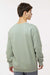 Independent Trading Company IND3000 Mens Crewneck Sweatshirt Dusty Sage Green Model Back