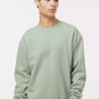 Independent Trading Company Mens Crewneck Sweatshirt - Dusty Sage Green