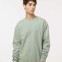 Independent Trading Co. Mens Crewneck Sweatshirt - Dusty Sage Green - NEW