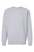 Independent Trading Co. IND3000 Mens Crewneck Sweatshirt Heather Grey Flat Front