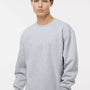 Independent Trading Company Mens Crewneck Sweatshirt - Heather Grey
