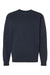 Independent Trading Co. IND3000 Mens Crewneck Sweatshirt Navy Blue Flat Front