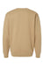 Independent Trading Co. IND3000 Mens Crewneck Sweatshirt Sandstone Brown Flat Back